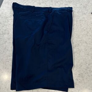 Nike Men's Deep Blue Flat Front Shorts